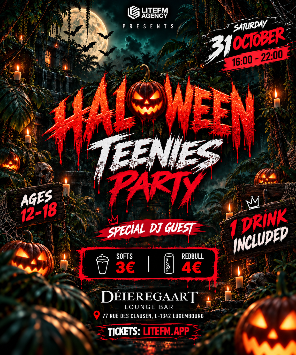 HALLOWEEN TEENIES PARTY